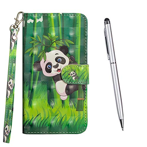 TOUCASA Kompatibel mit Samsung Galaxy S20 Hülle, Handyhülle Brieftasche PU Leder Flip [3D] Case Magnetverschluss Handytasche Klapphülle Tasche Lederhülle Schutzhülle (Panda) von TOUCASA