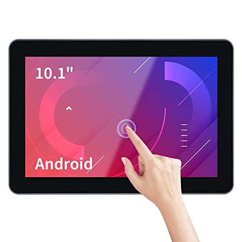 TouchWo 10.1 Zoll Touchscreen Monitor, Android All-in-One PC Inklusive WiFi, Eingebaute Lautsprecher, Unterschriftenerfassung, HD-MI Eingang für POS, Menübildschirm, RK3288 RAM 2G & ROM 16G von TouchWo