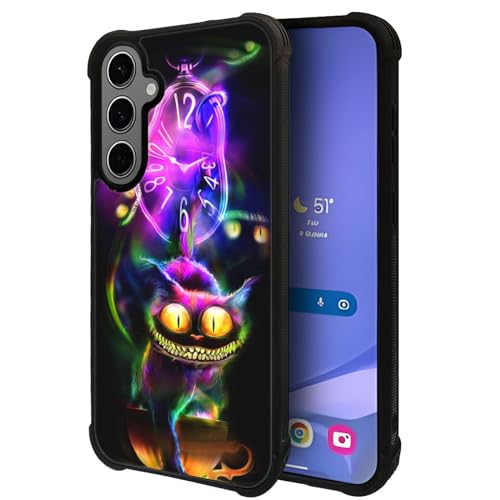 Toulas Schutzhülle für Samsung Galaxy S24, Motiv Grinsekatze, weiches Silikon, Acryl, TPU-Design, Schutz vor Stößen und Stürzen Toulas Schutzhülle für Samsung Galaxy S24, Motiv Grinsekatze, weiches Silikon, Acryl, TPU-Design, Schutz vor Stößen und Stürzen von Toulas