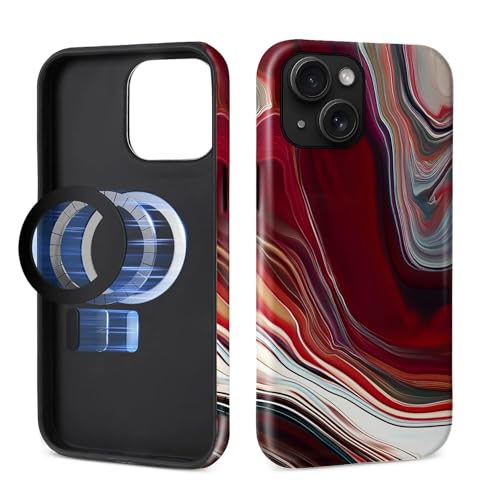 Toulas Schutzhülle für iPhone 14 Plus, kompatibel mit MagSafe, 2-lagiger Schutz, matte Oberfläche, Premium-Haptik, stoßfestes und fingerabdruckresistentes Design, Holzmaserung, Marmor, Korallenrot Toulas Schutzhülle für iPhone 14 Plus, kompatibel mit MagSafe, 2-lagiger Schutz, matte Oberfläche, Premium-Haptik, stoßfestes und fingerabdruckresistentes Design, Holzmaserung, Marmor, Korallenrot von Toulas