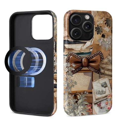 Toulas Schutzhülle für iPhone 14 Pro Max, kompatibel mit MagSafe, 2-lagiger Schutz, matte Oberfläche, Premium-Haptik, stoßfest und fingerabdruckresistent, Retro-Patchwork-Schleifenmalerei Toulas Schutzhülle für iPhone 14 Pro Max, kompatibel mit MagSafe, 2-lagiger Schutz, matte Oberfläche, Premium-Haptik, stoßfest und fingerabdruckresistent, Retro-Patchwork-Schleifenmalerei von Toulas