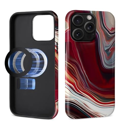 Toulas Schutzhülle für iPhone 14 Pro Max, [kompatibel mit MagSafe], 2-lagiger Schutz, matte Oberfläche, Premium-Haptik, stoßfestes und fingerabdruckresistentes Design, Holzmaserung, Marmor von Toulas