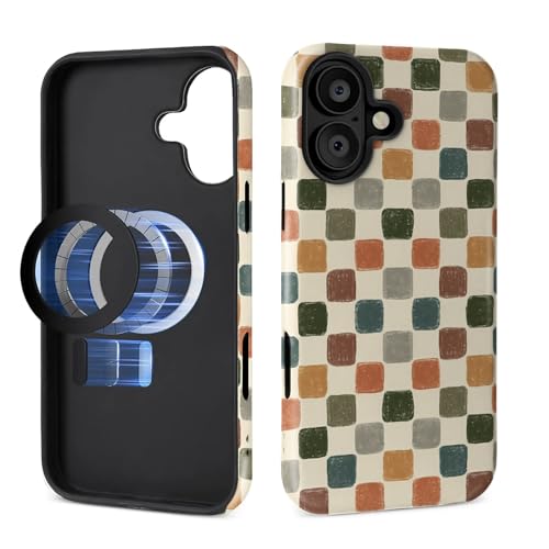 Toulas Schutzhülle für iPhone 16 Plus, kompatibel mit MagSafe, 2-lagiger Schutz, matte Oberfläche, erstklassige Haptik, stoßfestes und fingerabdruckresistentes Design, cremefarben, mehrfarbig Toulas Schutzhülle für iPhone 16 Plus, kompatibel mit MagSafe, 2-lagiger Schutz, matte Oberfläche, erstklassige Haptik, stoßfestes und fingerabdruckresistentes Design, cremefarben, mehrfarbig von Toulas