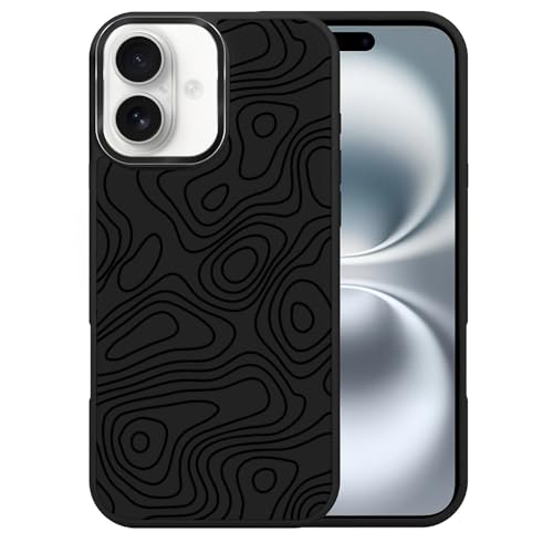 Toulas Schutzhülle für iPhone 16 Plus, kompatibel mit MagSafe, hochwertiges geprägtes Design, TPU-Silikon für hervorragenden Fallschutz und Haltbarkeit. Gewellte Streifen Toulas Schutzhülle für iPhone 16 Plus, kompatibel mit MagSafe, hochwertiges geprägtes Design, TPU-Silikon für hervorragenden Fallschutz und Haltbarkeit. Gewellte Streifen von Toulas