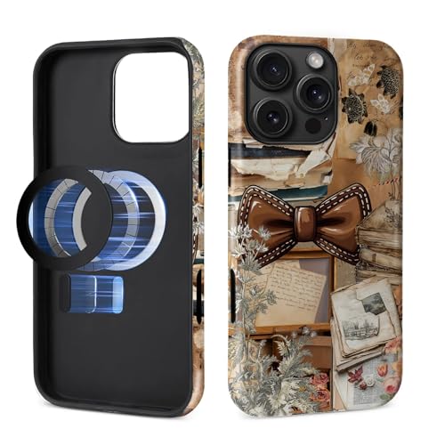 Toulas Schutzhülle für iPhone 16 Pro, kompatibel mit MagSafe, 2-lagiger Schutz, matte Oberfläche, Premium-Haptik, stoßfest und fingerabdruckresistent, Retro-Patchwork-Schleifenmalerei Toulas Schutzhülle für iPhone 16 Pro, kompatibel mit MagSafe, 2-lagiger Schutz, matte Oberfläche, Premium-Haptik, stoßfest und fingerabdruckresistent, Retro-Patchwork-Schleifenmalerei von Toulas