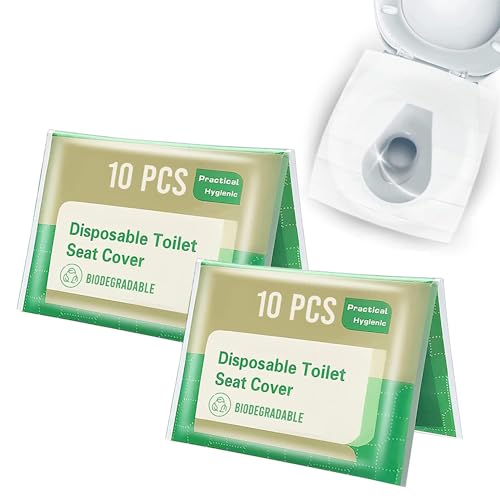 Toilette Auflage,Einweg Toilettensitz Papier,Spülbare Toilette Auflage,Toilettenpapier Pad,WC Sitzschutz Sitzauflagen für Reisen öffentliche Toiletten Töpfchentraining Hotelkrankenhaus 20 Stück Toilette Auflage,Einweg Toilettensitz Papier,Spülbare Toilette Auflage,Toilettenpapier Pad,WC Sitzschutz Sitzauflagen für Reisen öffentliche Toiletten Töpfchentraining Hotelkrankenhaus 20 Stück von Toulifly