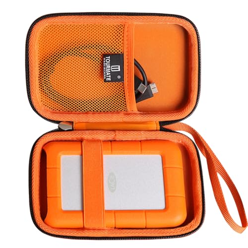 Tourmate Hartschalenhülle kompatibel mit LaCie Rugged Mini 1 TB / 2 TB / 4 TB / 5 TB externe Festplatte, tragbare HDD, Hartschalen-Reiseetui für Rugged Thunderbolt USB 3.0 2.0 USB-C extern (nur Box) Tourmate Hartschalenhülle kompatibel mit LaCie Rugged Mini 1 TB / 2 TB / 4 TB / 5 TB externe Festplatte, tragbare HDD, Hartschalen-Reiseetui für Rugged Thunderbolt USB 3.0 2.0 USB-C extern (nur Box) von Tourmate