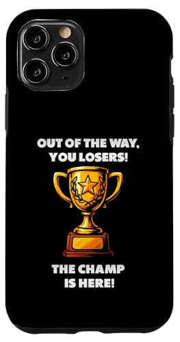 The Champ is here, Sieger, 1.Platz, Gewinner, Tournier-Sieg Hülle für iPhone 11 Pro The Champ is here, Sieger, 1.Platz, Gewinner, Tournier-Sieg Hülle für iPhone 11 Pro von Tourniersieger, Gewinner, 1.Platz