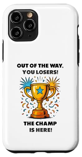 The Champ is here, Sieger, 1.Platz, Gewinner, Tournier-Sieg Hülle für iPhone 11 Pro The Champ is here, Sieger, 1.Platz, Gewinner, Tournier-Sieg Hülle für iPhone 11 Pro von Tourniersieger, Gewinner, 1.Platz