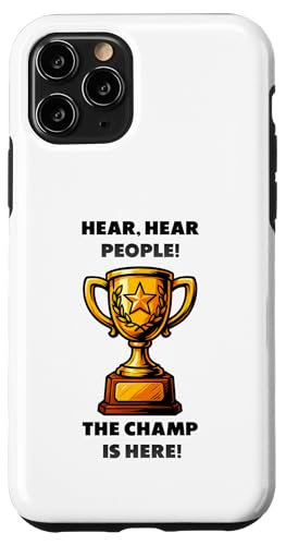 The Champ is here, Sieger, 1.Platz, Gewinner, Tournier-Sieg Hülle für iPhone 11 Pro The Champ is here, Sieger, 1.Platz, Gewinner, Tournier-Sieg Hülle für iPhone 11 Pro von Tourniersieger, Gewinner, 1.Platz