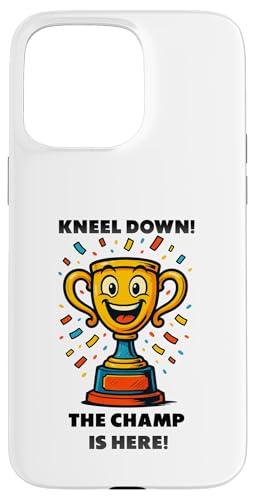 The Champ is here, Sieger, 1.Platz, Gewinner, Tournier-Sieg Hülle für iPhone 15 Pro Max The Champ is here, Sieger, 1.Platz, Gewinner, Tournier-Sieg Hülle für iPhone 15 Pro Max von Tourniersieger, Gewinner, 1.Platz