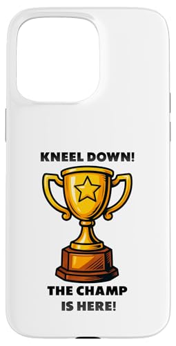 The Champ is here, Sieger, 1.Platz, Gewinner, Tournier-Sieg Hülle für iPhone 15 Pro Max The Champ is here, Sieger, 1.Platz, Gewinner, Tournier-Sieg Hülle für iPhone 15 Pro Max von Tourniersieger, Gewinner, 1.Platz