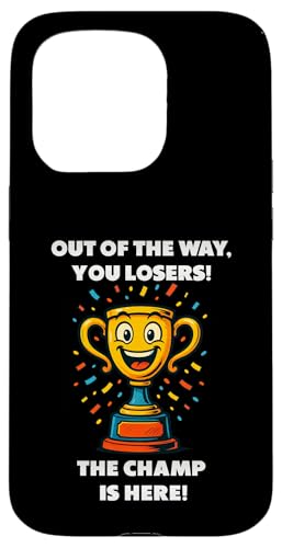 The Champ is here, Sieger, 1.Platz, Gewinner, Tournier-Sieg Hülle für iPhone 15 Pro The Champ is here, Sieger, 1.Platz, Gewinner, Tournier-Sieg Hülle für iPhone 15 Pro von Tourniersieger, Gewinner, 1.Platz