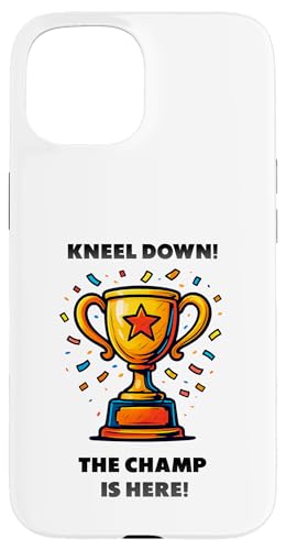 The Champ is here, Sieger, 1.Platz, Gewinner, Tournier-Sieg Hülle für iPhone 15 The Champ is here, Sieger, 1.Platz, Gewinner, Tournier-Sieg Hülle für iPhone 15 von Tourniersieger, Gewinner, 1.Platz