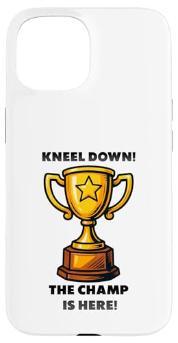 The Champ is here, Sieger, 1.Platz, Gewinner, Tournier-Sieg Hülle für iPhone 15 The Champ is here, Sieger, 1.Platz, Gewinner, Tournier-Sieg Hülle für iPhone 15 von Tourniersieger, Gewinner, 1.Platz