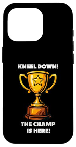 The Champ is here, Sieger, 1.Platz, Gewinner, Tournier-Sieg Hülle für iPhone 16 Pro The Champ is here, Sieger, 1.Platz, Gewinner, Tournier-Sieg Hülle für iPhone 16 Pro von Tourniersieger, Gewinner, 1.Platz