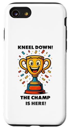The Champ is here, Sieger, 1.Platz, Gewinner, Tournier-Sieg Hülle für iPhone SE (2020) / 7 / 8 von Tourniersieger, Gewinner, 1.Platz