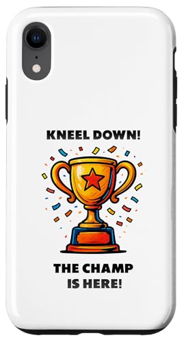 The Champ is here, Sieger, 1.Platz, Gewinner, Tournier-Sieg Hülle für iPhone XR The Champ is here, Sieger, 1.Platz, Gewinner, Tournier-Sieg Hülle für iPhone XR von Tourniersieger, Gewinner, 1.Platz