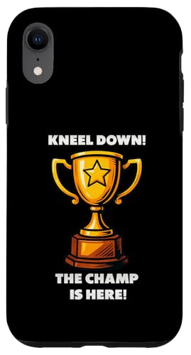 The Champ is here, Sieger, 1.Platz, Gewinner, Tournier-Sieg Hülle für iPhone XR The Champ is here, Sieger, 1.Platz, Gewinner, Tournier-Sieg Hülle für iPhone XR von Tourniersieger, Gewinner, 1.Platz
