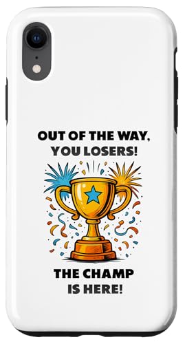 The Champ is here, Sieger, 1.Platz, Gewinner, Tournier-Sieg Hülle für iPhone XR The Champ is here, Sieger, 1.Platz, Gewinner, Tournier-Sieg Hülle für iPhone XR von Tourniersieger, Gewinner, 1.Platz
