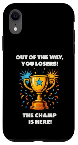 The Champ is here, Sieger, 1.Platz, Gewinner, Tournier-Sieg Hülle für iPhone XR The Champ is here, Sieger, 1.Platz, Gewinner, Tournier-Sieg Hülle für iPhone XR von Tourniersieger, Gewinner, 1.Platz