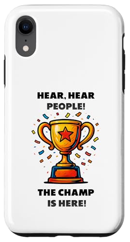 The Champ is here, Sieger, 1.Platz, Gewinner, Tournier-Sieg Hülle für iPhone XR The Champ is here, Sieger, 1.Platz, Gewinner, Tournier-Sieg Hülle für iPhone XR von Tourniersieger, Gewinner, 1.Platz