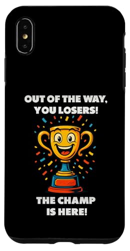 The Champ is here, Sieger, 1.Platz, Gewinner, Tournier-Sieg Hülle für iPhone XS Max The Champ is here, Sieger, 1.Platz, Gewinner, Tournier-Sieg Hülle für iPhone XS Max von Tourniersieger, Gewinner, 1.Platz