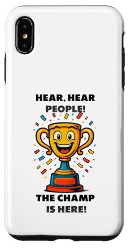 The Champ is here, Sieger, 1.Platz, Gewinner, Tournier-Sieg Hülle für iPhone XS Max The Champ is here, Sieger, 1.Platz, Gewinner, Tournier-Sieg Hülle für iPhone XS Max von Tourniersieger, Gewinner, 1.Platz