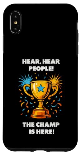 The Champ is here, Sieger, 1.Platz, Gewinner, Tournier-Sieg Hülle für iPhone XS Max The Champ is here, Sieger, 1.Platz, Gewinner, Tournier-Sieg Hülle für iPhone XS Max von Tourniersieger, Gewinner, 1.Platz