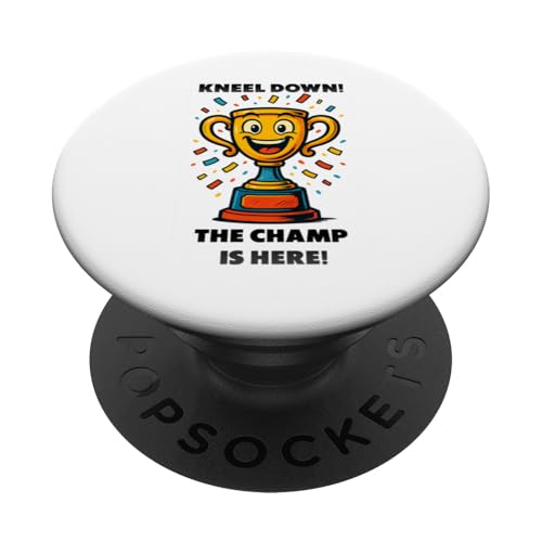 The Champ is here, Sieger, 1.Platz, Gewinner, Tournier-Sieg PopSockets Klebender PopGrip The Champ is here, Sieger, 1.Platz, Gewinner, Tournier-Sieg PopSockets Klebender PopGrip von Tourniersieger, Gewinner, 1.Platz