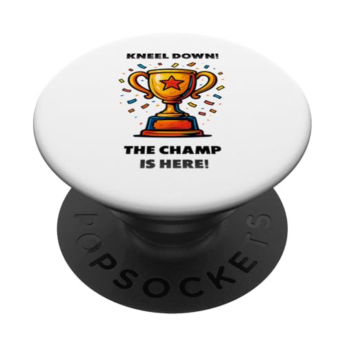 The Champ is here, Sieger, 1.Platz, Gewinner, Tournier-Sieg PopSockets Klebender PopGrip The Champ is here, Sieger, 1.Platz, Gewinner, Tournier-Sieg PopSockets Klebender PopGrip von Tourniersieger, Gewinner, 1.Platz