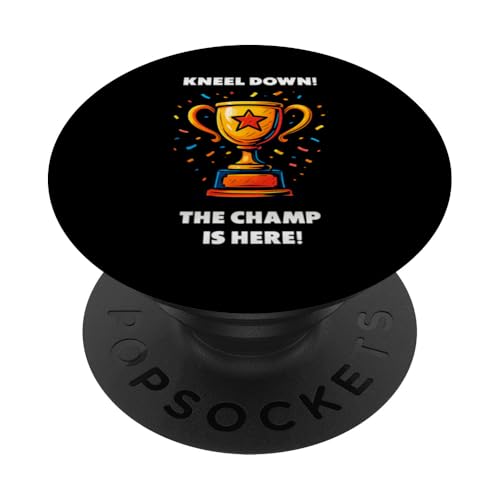 The Champ is here, Sieger, 1.Platz, Gewinner, Tournier-Sieg PopSockets Klebender PopGrip The Champ is here, Sieger, 1.Platz, Gewinner, Tournier-Sieg PopSockets Klebender PopGrip von Tourniersieger, Gewinner, 1.Platz