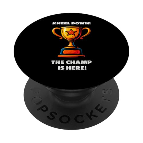 The Champ is here, Sieger, 1.Platz, Gewinner, Tournier-Sieg PopSockets Klebender PopGrip The Champ is here, Sieger, 1.Platz, Gewinner, Tournier-Sieg PopSockets Klebender PopGrip von Tourniersieger, Gewinner, 1.Platz
