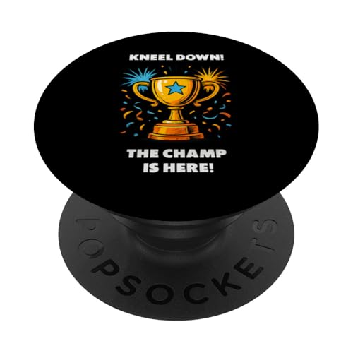 The Champ is here, Sieger, 1.Platz, Gewinner, Tournier-Sieg PopSockets Klebender PopGrip The Champ is here, Sieger, 1.Platz, Gewinner, Tournier-Sieg PopSockets Klebender PopGrip von Tourniersieger, Gewinner, 1.Platz