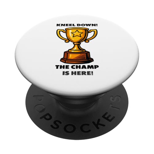 The Champ is here, Sieger, 1.Platz, Gewinner, Tournier-Sieg PopSockets Klebender PopGrip The Champ is here, Sieger, 1.Platz, Gewinner, Tournier-Sieg PopSockets Klebender PopGrip von Tourniersieger, Gewinner, 1.Platz