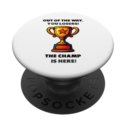 The Champ is here, Sieger, 1.Platz, Gewinner, Tournier-Sieg PopSockets Klebender PopGrip The Champ is here, Sieger, 1.Platz, Gewinner, Tournier-Sieg PopSockets Klebender PopGrip von Tourniersieger, Gewinner, 1.Platz