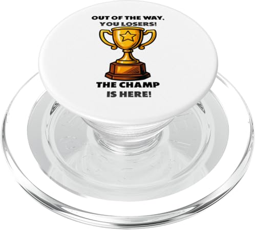 The Champ is here, Sieger, 1.Platz, Gewinner, Tournier-Sieg PopSockets PopGrip für MagSafe The Champ is here, Sieger, 1.Platz, Gewinner, Tournier-Sieg PopSockets PopGrip für MagSafe von Tourniersieger, Gewinner, 1.Platz