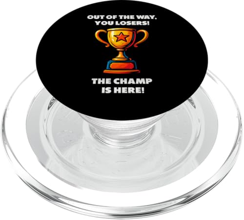 The Champ is here, Sieger, 1.Platz, Gewinner, Tournier-Sieg PopSockets PopGrip für MagSafe The Champ is here, Sieger, 1.Platz, Gewinner, Tournier-Sieg PopSockets PopGrip für MagSafe von Tourniersieger, Gewinner, 1.Platz