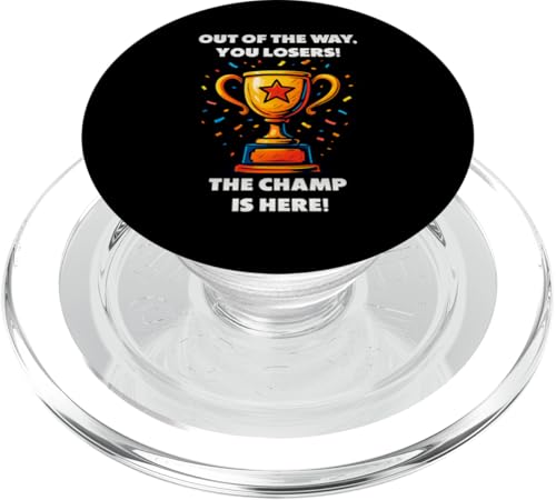 The Champ is here, Sieger, 1.Platz, Gewinner, Tournier-Sieg PopSockets PopGrip für MagSafe The Champ is here, Sieger, 1.Platz, Gewinner, Tournier-Sieg PopSockets PopGrip für MagSafe von Tourniersieger, Gewinner, 1.Platz