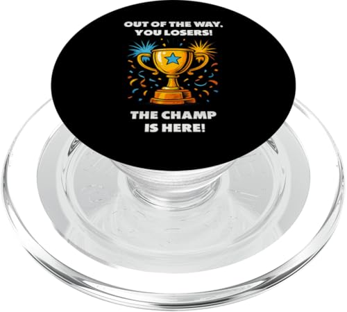 The Champ is here, Sieger, 1.Platz, Gewinner, Tournier-Sieg PopSockets PopGrip für MagSafe The Champ is here, Sieger, 1.Platz, Gewinner, Tournier-Sieg PopSockets PopGrip für MagSafe von Tourniersieger, Gewinner, 1.Platz