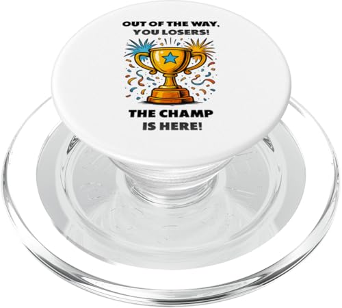 The Champ is here, Sieger, 1.Platz, Gewinner, Tournier-Sieg PopSockets PopGrip für MagSafe The Champ is here, Sieger, 1.Platz, Gewinner, Tournier-Sieg PopSockets PopGrip für MagSafe von Tourniersieger, Gewinner, 1.Platz