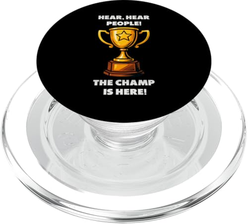 The Champ is here, Sieger, 1.Platz, Gewinner, Tournier-Sieg PopSockets PopGrip für MagSafe The Champ is here, Sieger, 1.Platz, Gewinner, Tournier-Sieg PopSockets PopGrip für MagSafe von Tourniersieger, Gewinner, 1.Platz