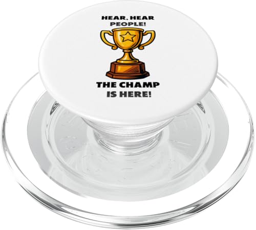 The Champ is here, Sieger, 1.Platz, Gewinner, Tournier-Sieg PopSockets PopGrip für MagSafe The Champ is here, Sieger, 1.Platz, Gewinner, Tournier-Sieg PopSockets PopGrip für MagSafe von Tourniersieger, Gewinner, 1.Platz