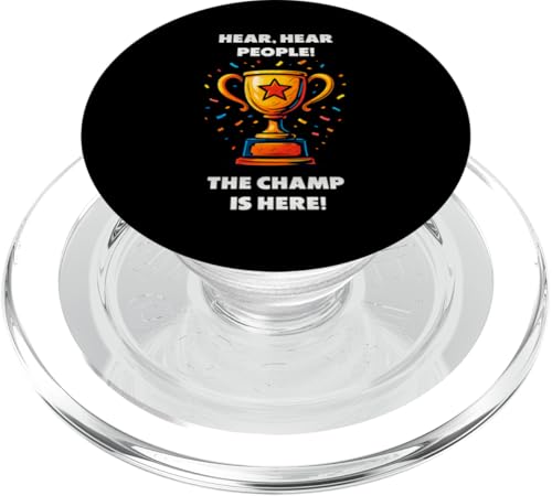 The Champ is here, Sieger, 1.Platz, Gewinner, Tournier-Sieg PopSockets PopGrip für MagSafe The Champ is here, Sieger, 1.Platz, Gewinner, Tournier-Sieg PopSockets PopGrip für MagSafe von Tourniersieger, Gewinner, 1.Platz