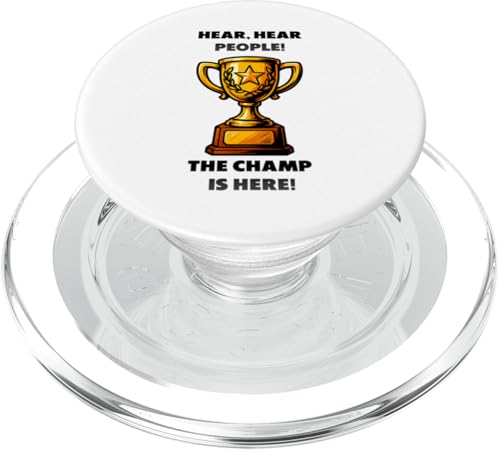 The Champ is here, Sieger, 1.Platz, Gewinner, Tournier-Sieg PopSockets PopGrip für MagSafe The Champ is here, Sieger, 1.Platz, Gewinner, Tournier-Sieg PopSockets PopGrip für MagSafe von Tourniersieger, Gewinner, 1.Platz