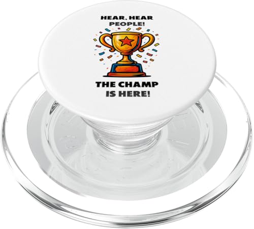The Champ is here, Sieger, 1.Platz, Gewinner, Tournier-Sieg PopSockets PopGrip für MagSafe The Champ is here, Sieger, 1.Platz, Gewinner, Tournier-Sieg PopSockets PopGrip für MagSafe von Tourniersieger, Gewinner, 1.Platz