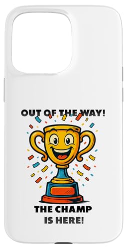 The Champ is here, Sieger, 1.Platz, Gewinner, Tournier-Sieg Hülle für iPhone 15 Pro Max The Champ is here, Sieger, 1.Platz, Gewinner, Tournier-Sieg Hülle für iPhone 15 Pro Max von Tourniersieger, Gewinner