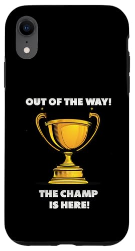 The Champ is here, Sieger, 1.Platz, Gewinner, Tournier-Sieg Hülle für iPhone XR The Champ is here, Sieger, 1.Platz, Gewinner, Tournier-Sieg Hülle für iPhone XR von Tourniersieger, Gewinner