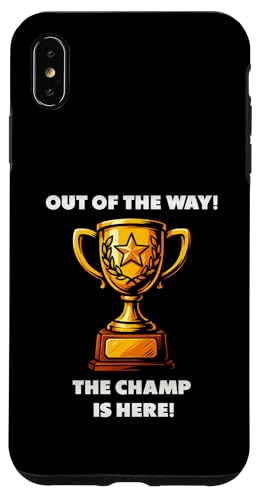 The Champ is here, Sieger, 1.Platz, Gewinner, Tournier-Sieg Hülle für iPhone XS Max The Champ is here, Sieger, 1.Platz, Gewinner, Tournier-Sieg Hülle für iPhone XS Max von Tourniersieger, Gewinner