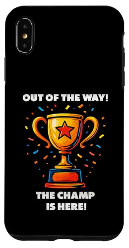 The Champ is here, Sieger, 1.Platz, Gewinner, Tournier-Sieg Hülle für iPhone XS Max The Champ is here, Sieger, 1.Platz, Gewinner, Tournier-Sieg Hülle für iPhone XS Max von Tourniersieger, Gewinner